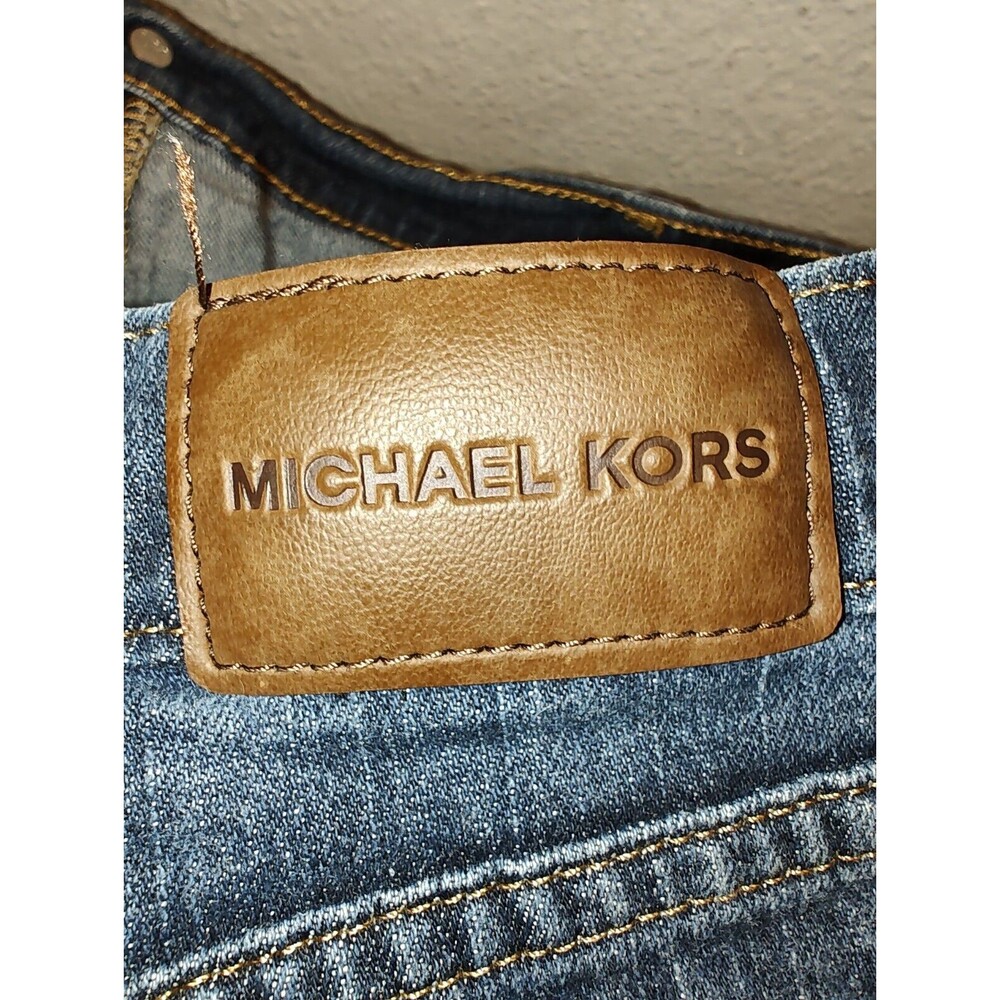 Men's Michael Kors Jeans Parker Slim Fit Stretch Size 38x34 MK Designer Cotton - Picture 2 of 10